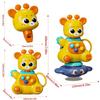 Interactive Giraffe Toy with Suction Cup, Multifunctional Sensory Learning Game , ABS - Motor Skills Development Toy