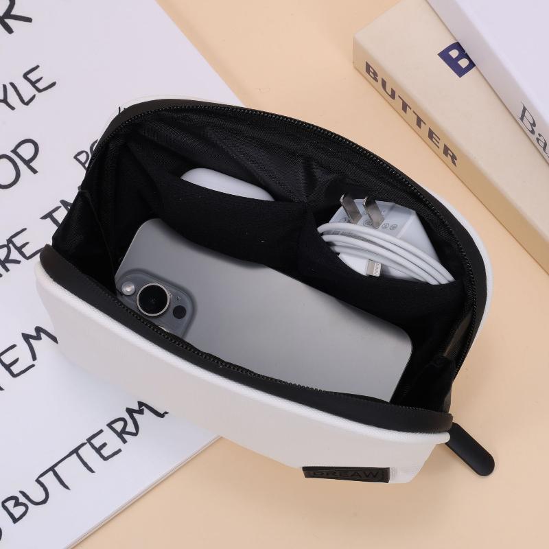 Efficient Storage Pouch for USB Cables Power Bank Durable Electronics Organizer