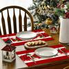 Christmas Placemats Cartoon Party Insulation Dining Table Christmas Atmosphere Placemats