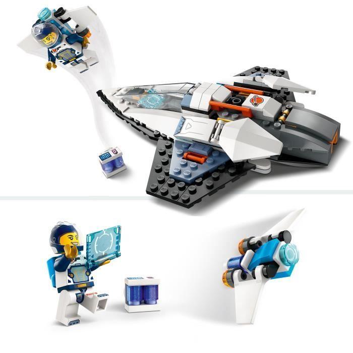 LEGO® 60430 City Le Vaisseau Interstellaire, Jouet sur l'Espace, Cadeau Enfants Dès 6 Ans, Jeu Créatif avec Minifigurines