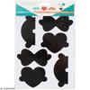 Heat-sensitive Stickers - Hearts and Rainbows - SODERTEX - Multicolor - Black - Adult - Mixed