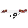 Red Trailer Light 115x7x14 Cm 12V Classic Bulb