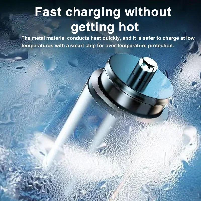Для iPhone/Samsung/Huawei/Xiaomi 100/200 Вт USB Алюминиевый Сплав Мини Автомобильное Зарядное Устройство Адаптер Двойные Порты Быстрая Зажигалка Amagi