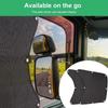 Semi Truck Sunshade 2pcs Window Shades Sun Blocker Screen Truck Accessories Side Automotive Window Sunscreen