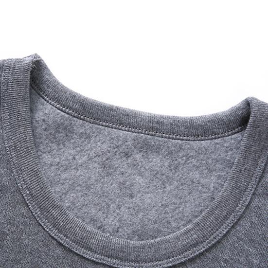 Thermal Underwear for Men Fleece Lined Long Johns Top And Bottom Set Casual Cold Weather Base Layer Set