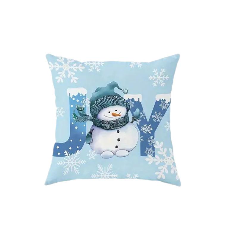 Christmas Snow Scene Pillow Pillow Case Home Decoration Living Room Sofa Bed Head Pillow Waist