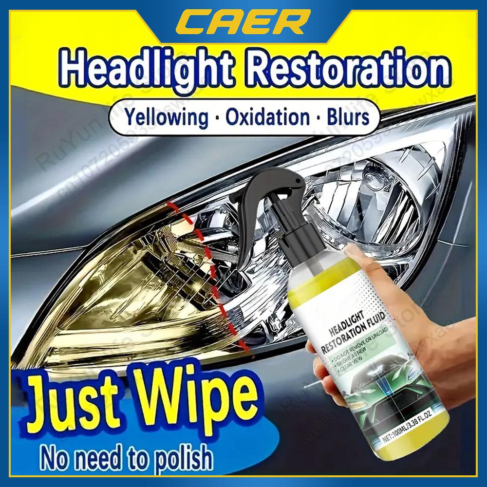 Набор для восстановления фар Паста для ремонта фар Удаление окислов Полировальная жидкость Яркость Освещение Видение Автомобильные аксессуары