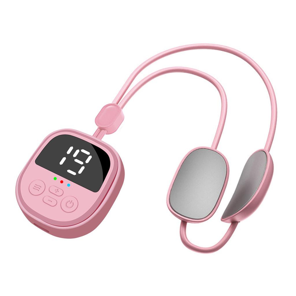 Neck Massage Pendant Portable Hanging Neck Massager with EMS Dual Pulse Device Health Care