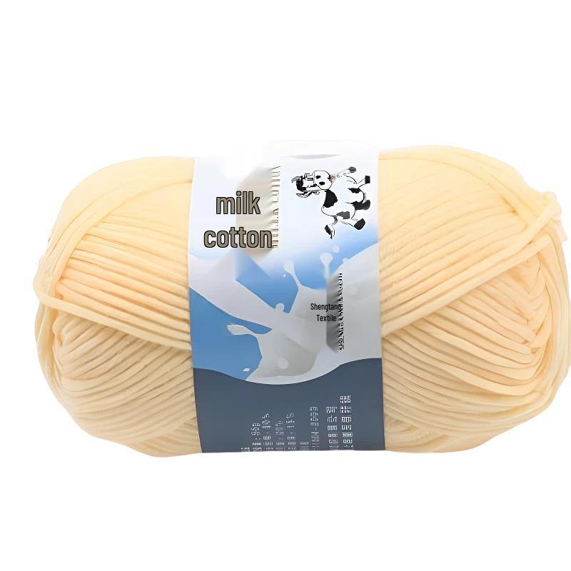 Специальный выпуск для новичков: Пряжа Молочный Хлопок Толстая для Вязания - Моток Хлопковой Шерсти для DIY