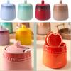 Крышка Керамическая банка для специй Градиентная цветная сахарница Безопасные кухонные контейнеры Сахар