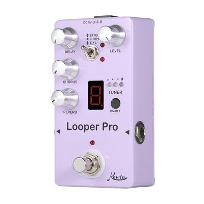 Rowin RE-05 Loop Guitar Effector Looper Tuner Мини-гитара Looper педаль эффектов цельнометаллический корпус с