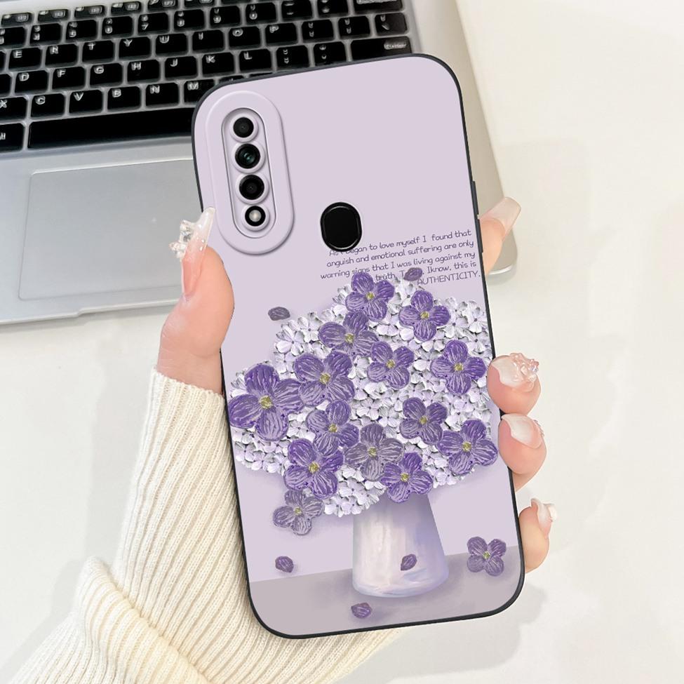 Чехол для Oppo A31 2020 CPH2015 Чехол A8 PDBM00 Милый Кот Модный Роскошный Силиконовый Ударопрочный Чехол для Телефона Для Oppo A8 Задняя Крышка