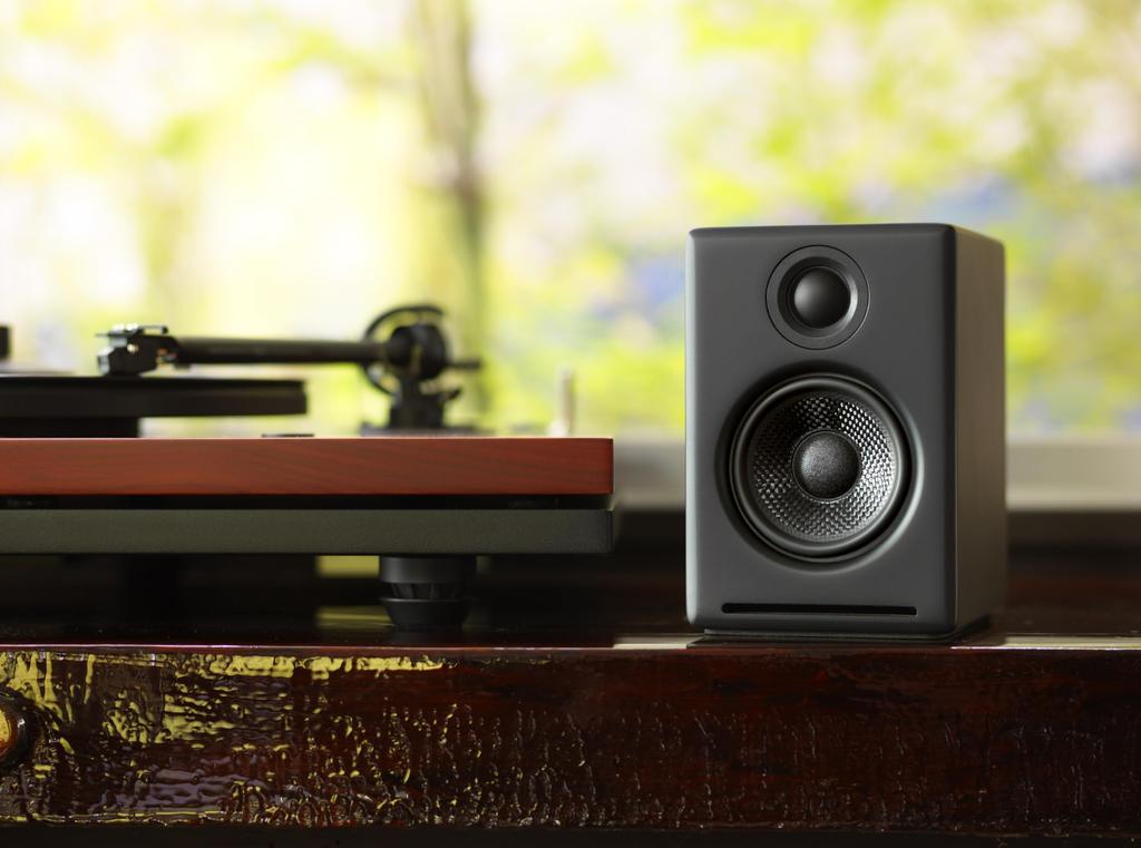 Система для домашней музыки Audioengine Next Gen с Bluetooth, колонки для ПК для любителей музыки и геймеров A2+ aptX-HD, (черный)
