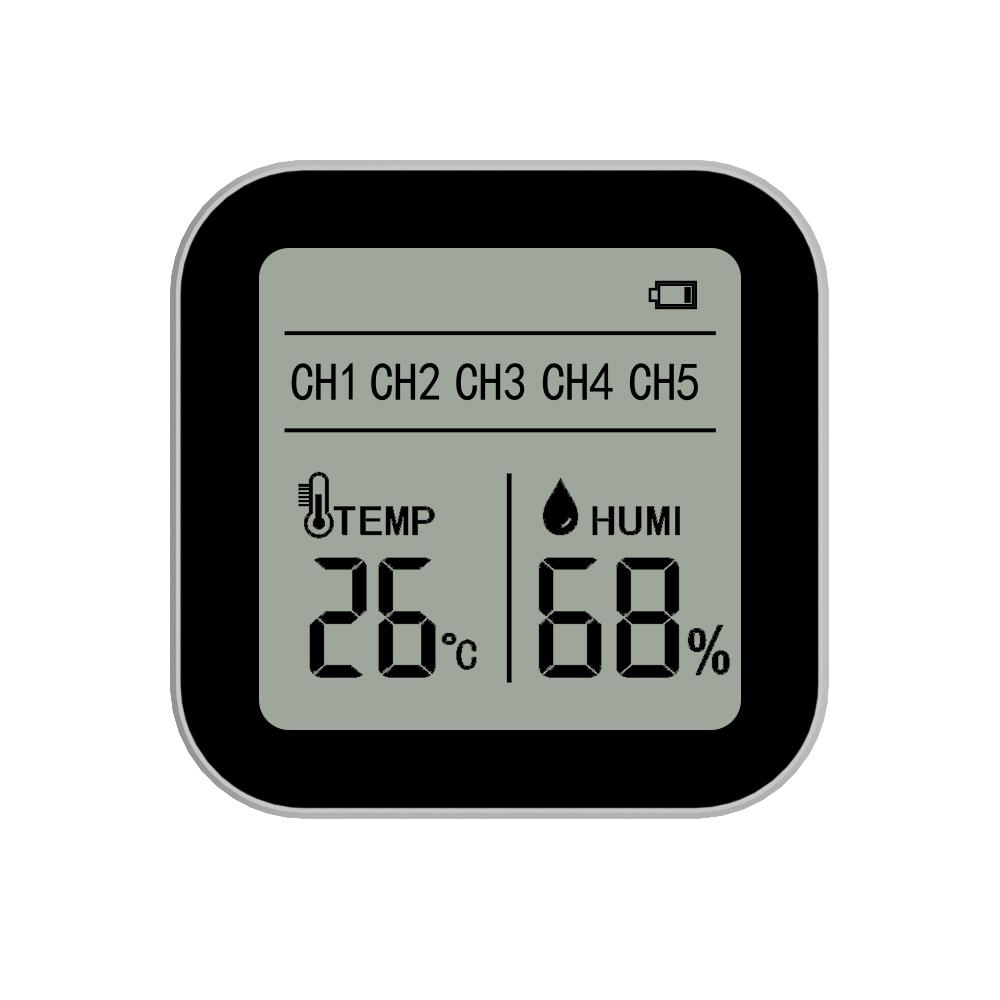 13в1 Tuya WIFI Интеллектуальный термометр-гигрометр для помещений Точный датчик температуры и влажности Монитор со временем/календарем/будильником