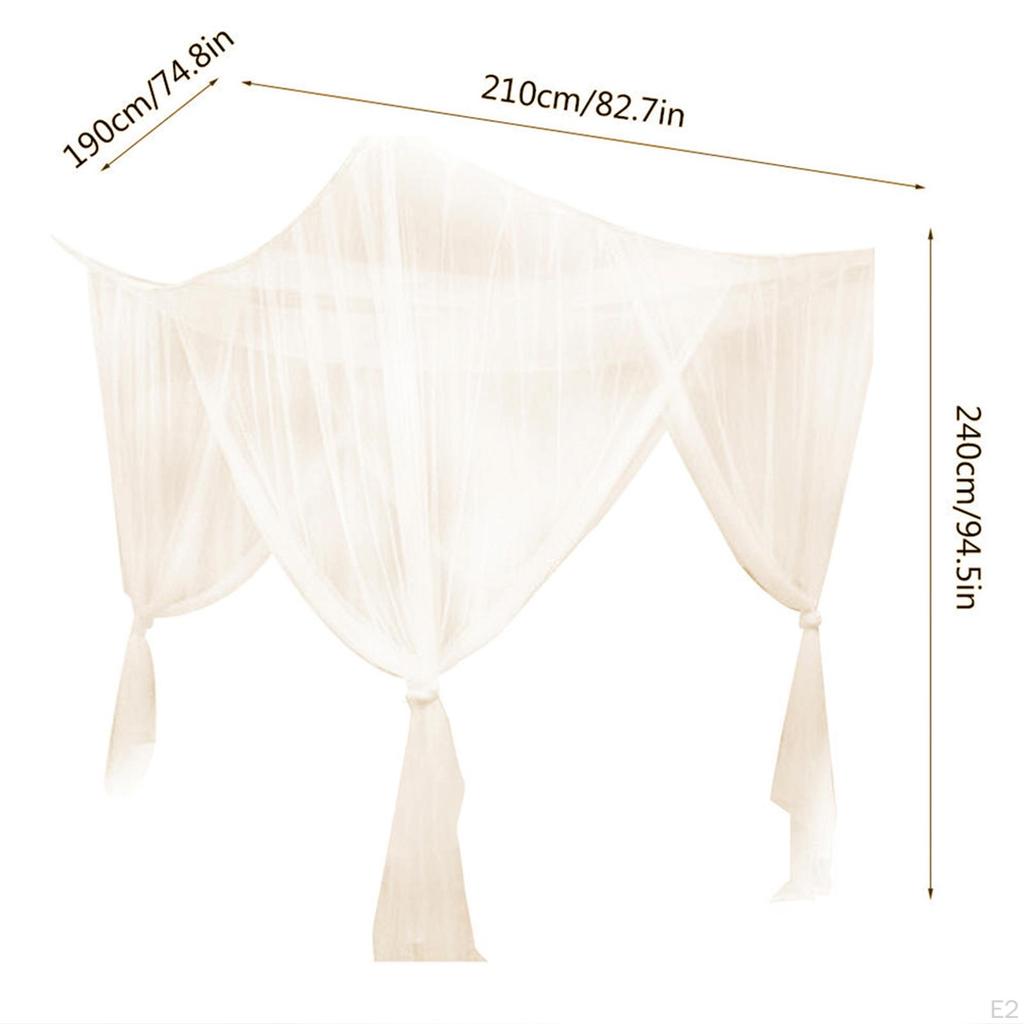 4 балдахина, занавеска для кровати, постельное белье, покрывало, уютная сетка для спальни для девочек