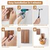 Handmade Piano Key Shaped Hooks Foldable Entry Wall Hooks Wall Mounted Coat Racks  Home Porch Door
