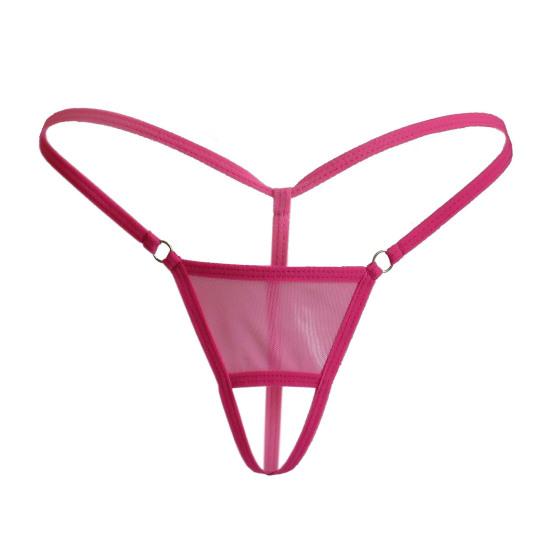 Stylish Solid Color Multicolor G-String Thong Open Crotch Women Accessory