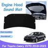 Накладка на капот двигателя для Toyota Camry XV70 Daihatsu Altis Hybrid 2018~2024 Звукоизоляция автомобиля, теплоизоляция, хлопковый коврик, огнестойкие аксессуары