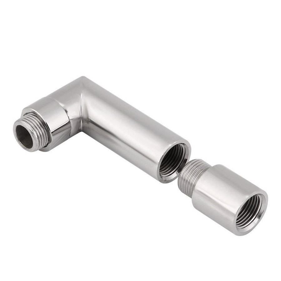 Универсальный удлинитель-проставка датчика кислорода O2, угловой 90 градусов, удлинитель под лямбда-зонд 02, резьба M18 X 1.5, CEL