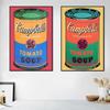 Красочный постер с томатным супом Кэмпбелл, картина на холсте, принты, настенное искусство середины века, бар, кафе, ресторан, декор комнаты, картина