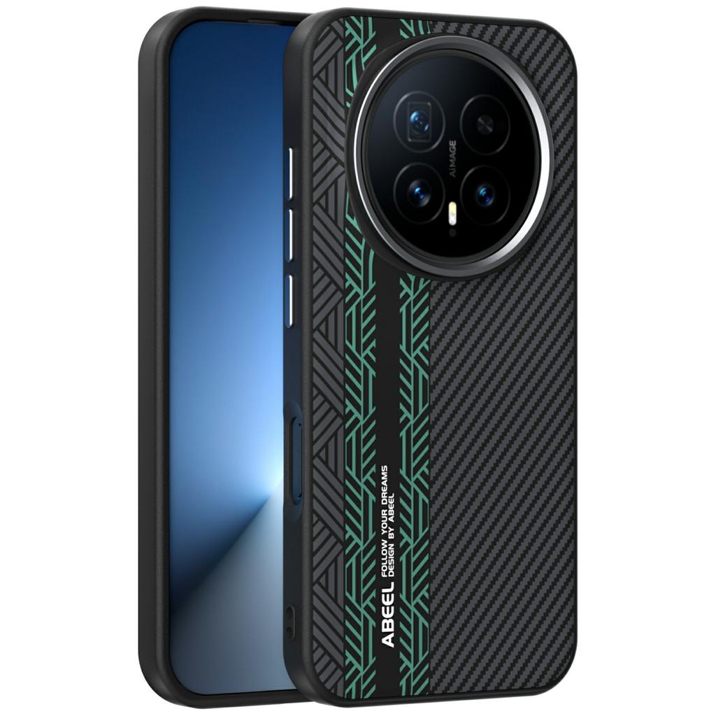 ABEEL Для Honor Magic8 5G Магнитный Чехол ПК + ТПУ + Алюминиевый Сплав + ПУ Кожа Тонкая Задняя Крышка Телефона