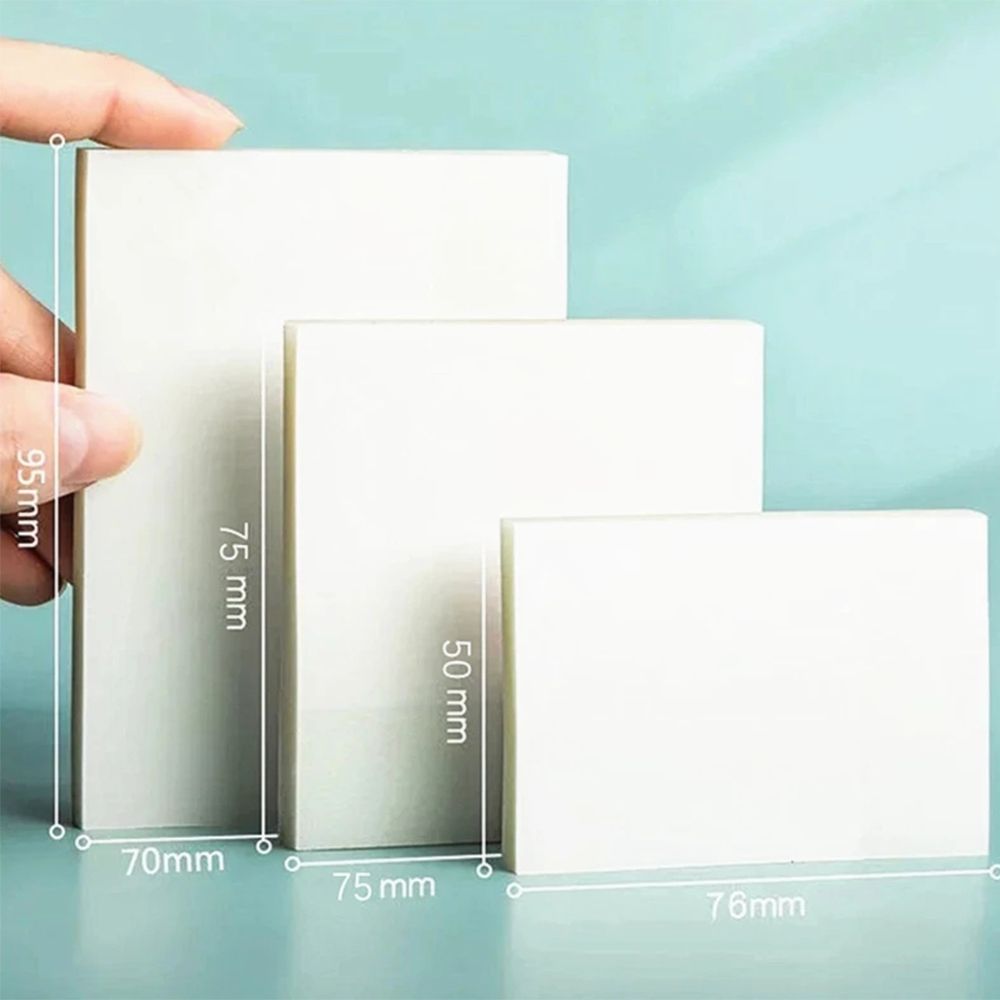 Supplies Stationery Sticker Daily To Do List Transparent Sticky Notes PET Memo Pad Planner Sticker