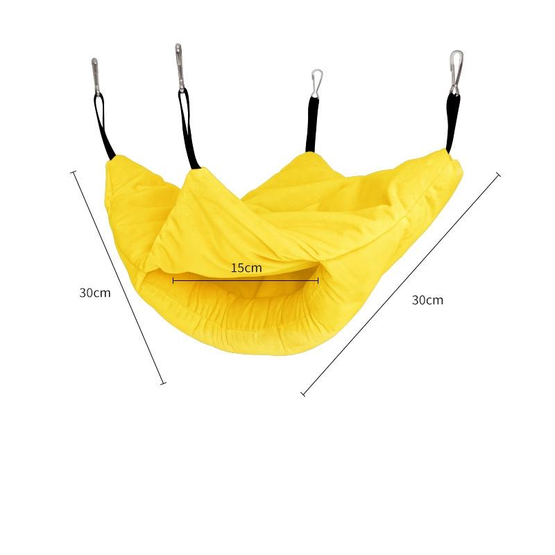 Pet Bird Parrot Hangable Cage Warm Hammock Hut Tent Durable Wear-Resistant Sleeping Hatching Cave Decoration