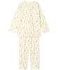 Long Cotton Blend Jacquard Jersey CR Wing/Wacoal Women's Pajamas, Sleeves, Pants, (Main Body), Material, EP8073,
