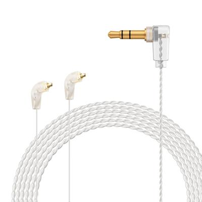 Кабель для наушников OKCSC Aurora Recable ER4SR, 2 жилы, высокочистая медь OFC с серебряным покрытием, Recable для Etymotic, совместим с наушниками серии ER, такими как
