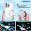 Baseus IPhone 12 Case, MagSafe Compatible Magnetic Charging Case, Anti-Slip Shockproof Mirror Finish Trendy Design, Fully Transparent