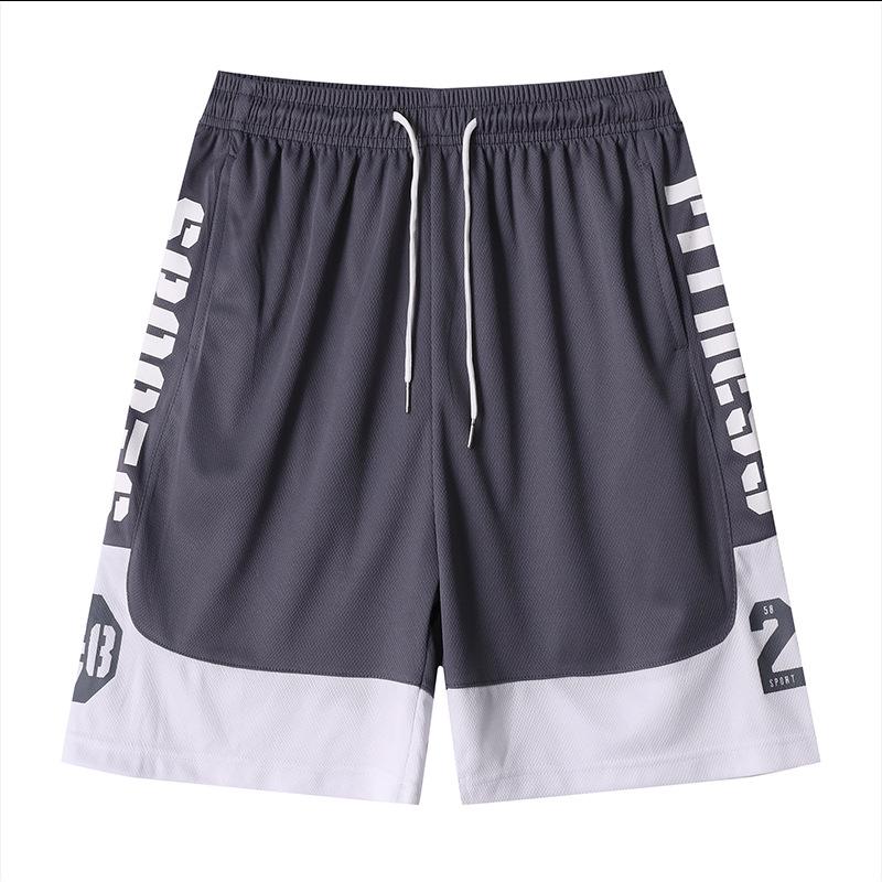 Мужские быстросохнущие летние спортивные шорты больших размеров для фитнеса и баскетбола
