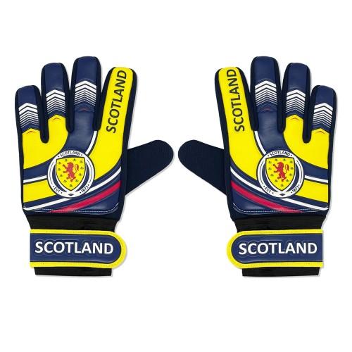 Scotland FA Childrens/Kids Goalkeeper Gloves