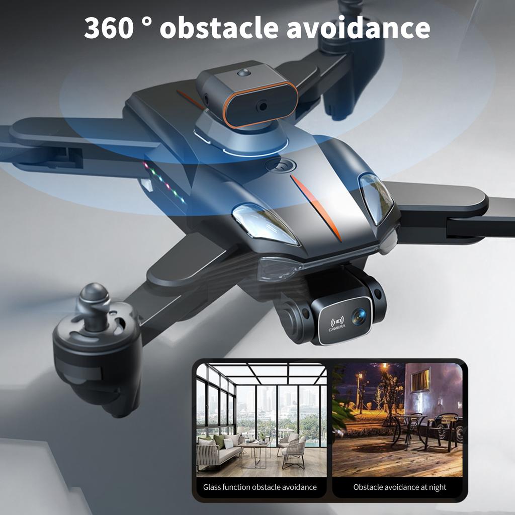 Дрон с дистанционным управлением и камерой Daul 1080P 5GWifi Квадрокоптер с дистанционным управлением и функцией препятствия