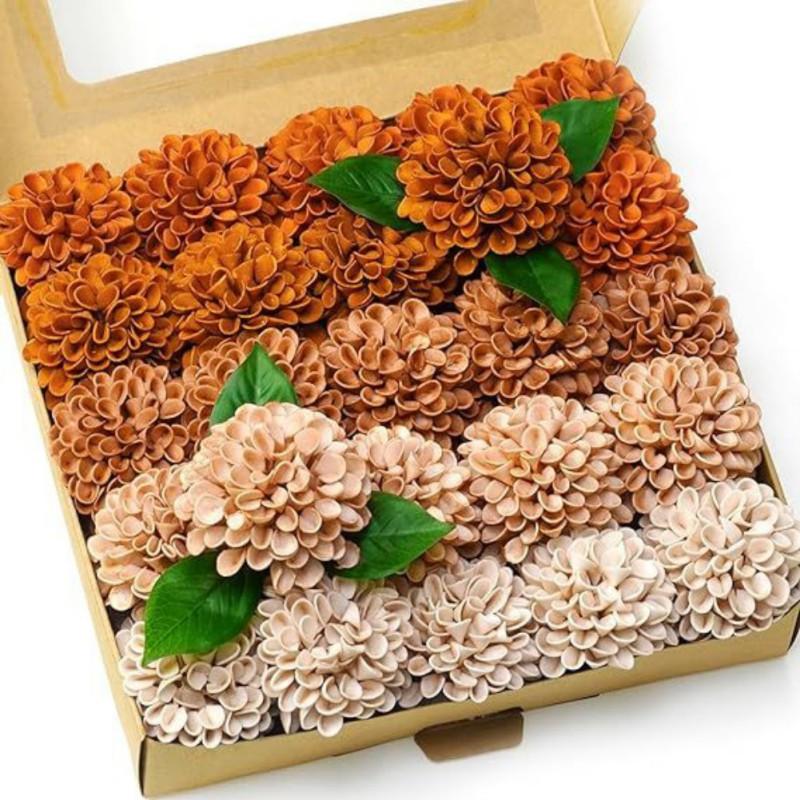 Искусственный цветок Подарочная коробка Искусственный цветочный букет Свадебный декоративный букет своими руками