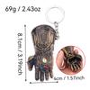 Glove Keychain Bottle Opener, Beer Gifts Bottle Opener for Men, Husband, Dad, Grandpa, Boyfriend