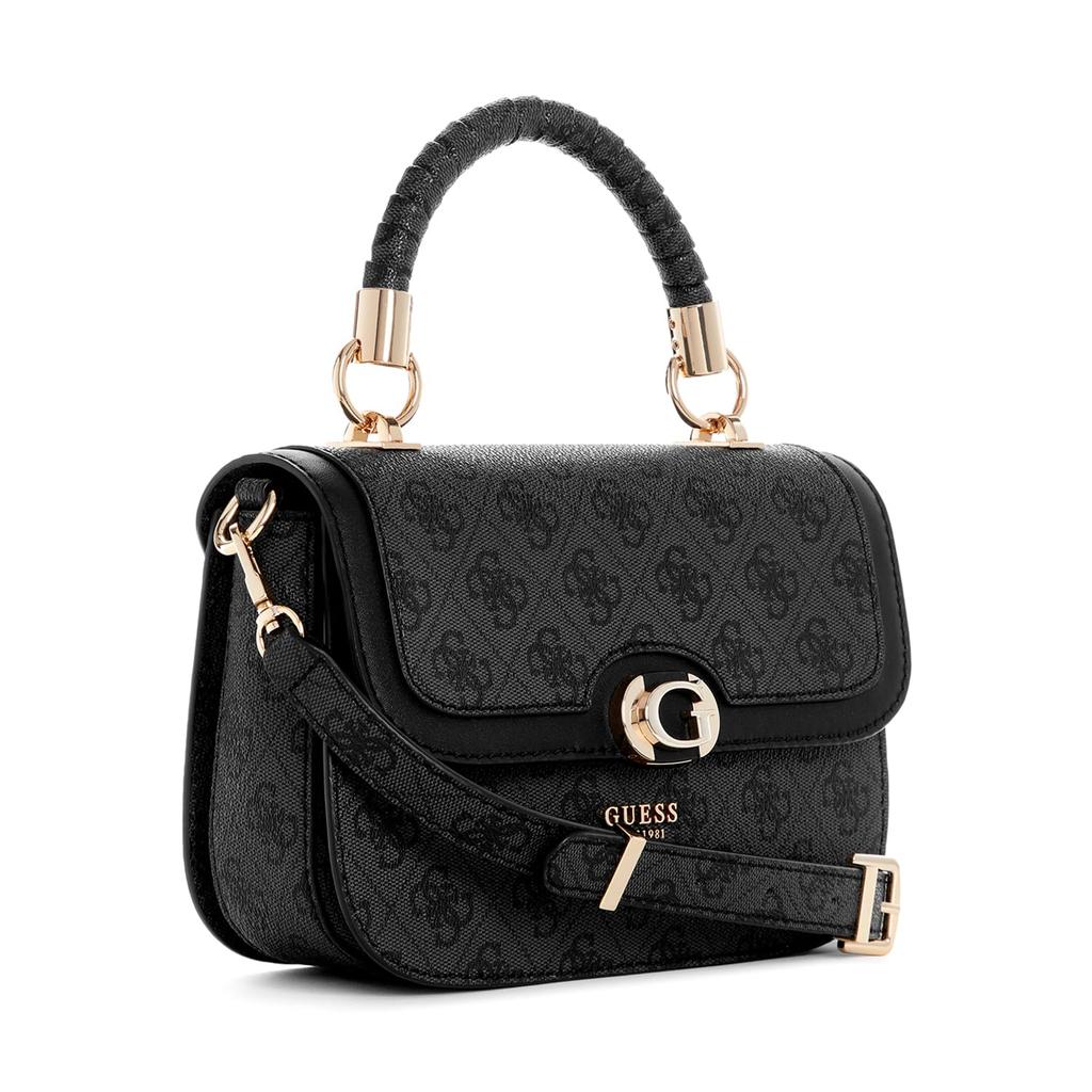 СУМКА ORLINA С ЛОГОТИПОМ С КЛАПАНОМ И ВЕРХНЕЙ РУЧКОЙ [Guess]