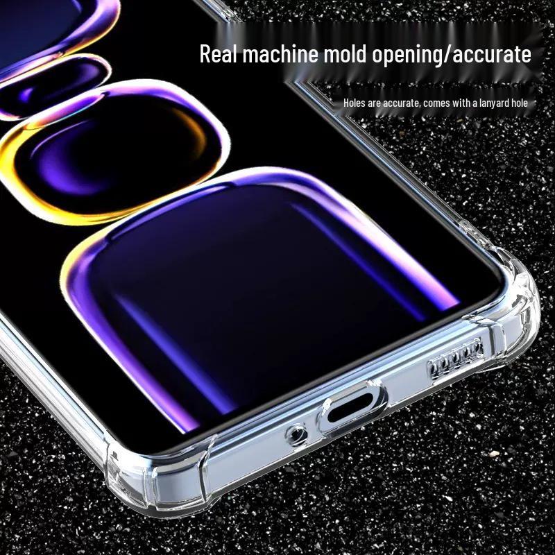 Clear Airbag Case for Redmi K80 Pro/Note 12 Pro