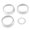 HIMARKLIF Aluminum Alloy Air Conditioning Dial Cover Engine Start Ring Interior Part for New Jimny JB64W and New Jimny Sierra JB74W (2018.07~)