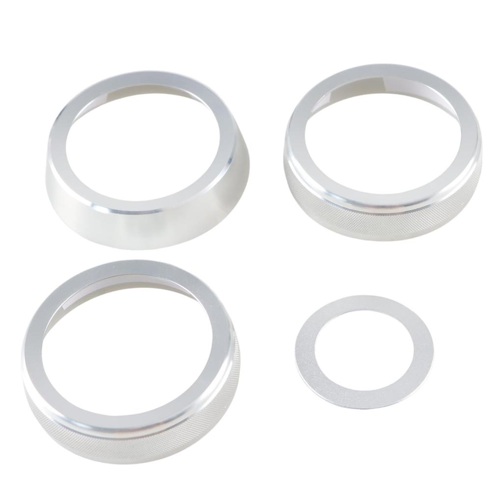 HIMARKLIF Aluminum Alloy Air Conditioning Dial Cover Engine Start Ring Interior Part for New Jimny JB64W and New Jimny Sierra JB74W (2018.07~)