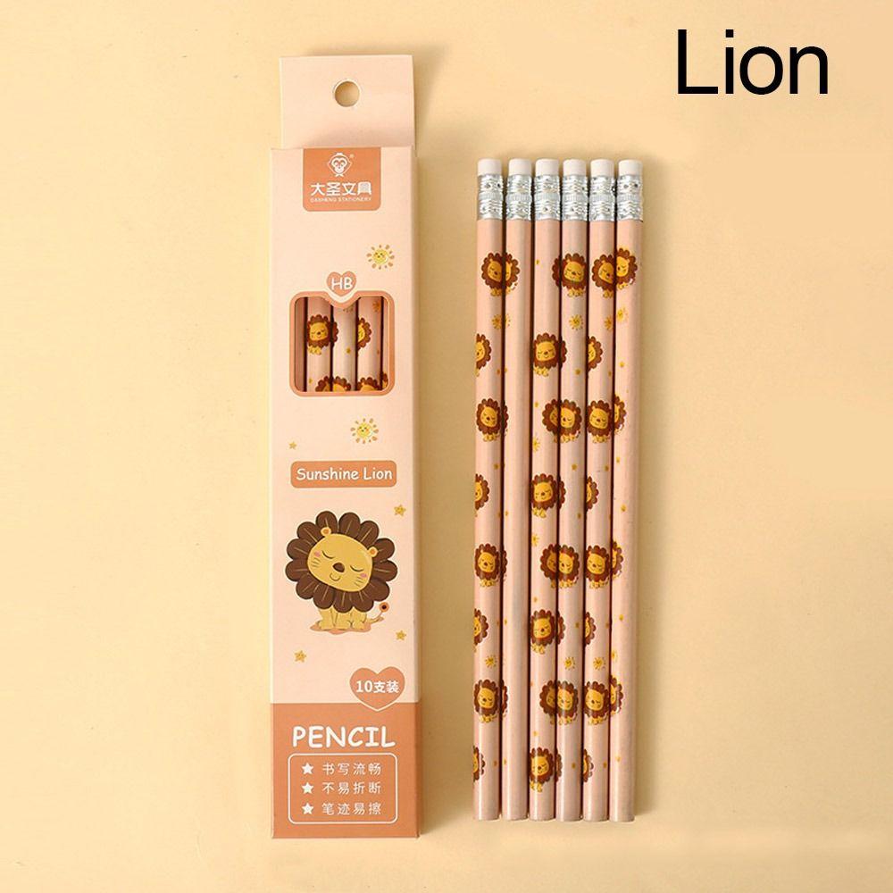 10Pcs Stationery HB Pencil Sketch Painting Pencil High-quality Writing Pencil Office