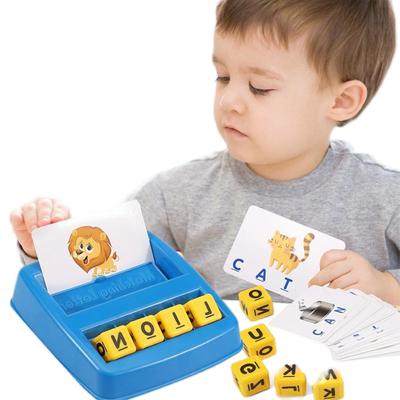 Игры с английским алфавитом, детские игрушки, развивающие игры, карты, развивающая грамотность, забавные игрушки для раннего образования, орфографические игрушки