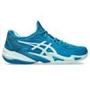 Кроссовки для тенниса COURT FF 3 1042A220 Teal [ASICS] женские, синие/белые 23.0