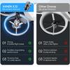 XJ2 Mini Drone 8K Dual HD Camera 5G WIFI Transmission Foldable Brushless RC Quadcopter Full-coverage Protective Cover Remote Control Toy Kid Gift