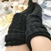 Winter Knitted Thigh High Socks for Women Warm Thick Knee Stockings and Hosiery