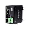 TRENDnet TI-F10S30 Преобразователь оптоволоконного носителя Fast Ethernet 10Base-T, 100Base-FX, 100Base-TX RJ-45 — уникальный режим SC…