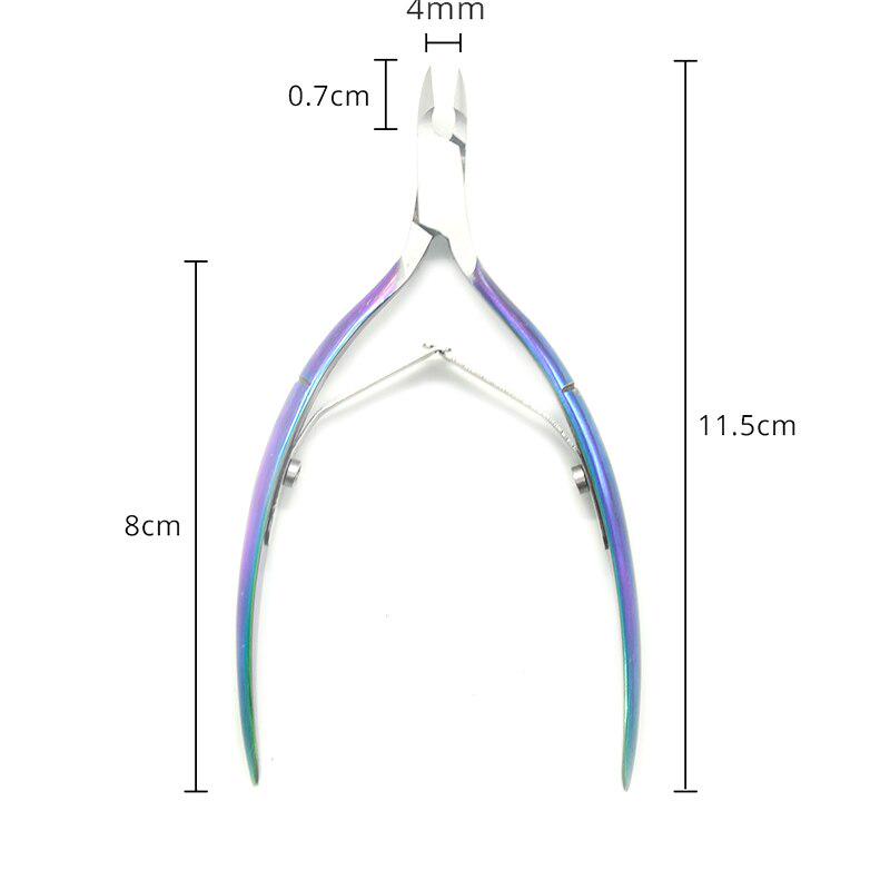 Резак для кутикулы ногтей Машинка для стрижки ногтей Щипцы для дизайна ногтей Инструмент из нержавеющей стали Маникюрный инструмент Ножницы для кутикулы пальцев и ног Ножницы для омертвевшей кожи