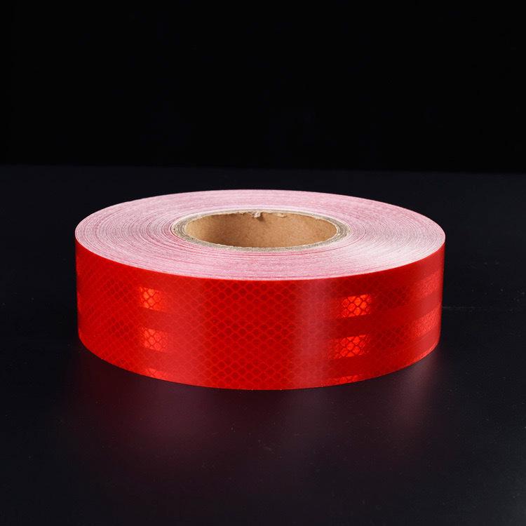 Reflective Film Roll: Waterproof, Adhesive-Backed Strips for Night Traffic Safety and Warning Markings.