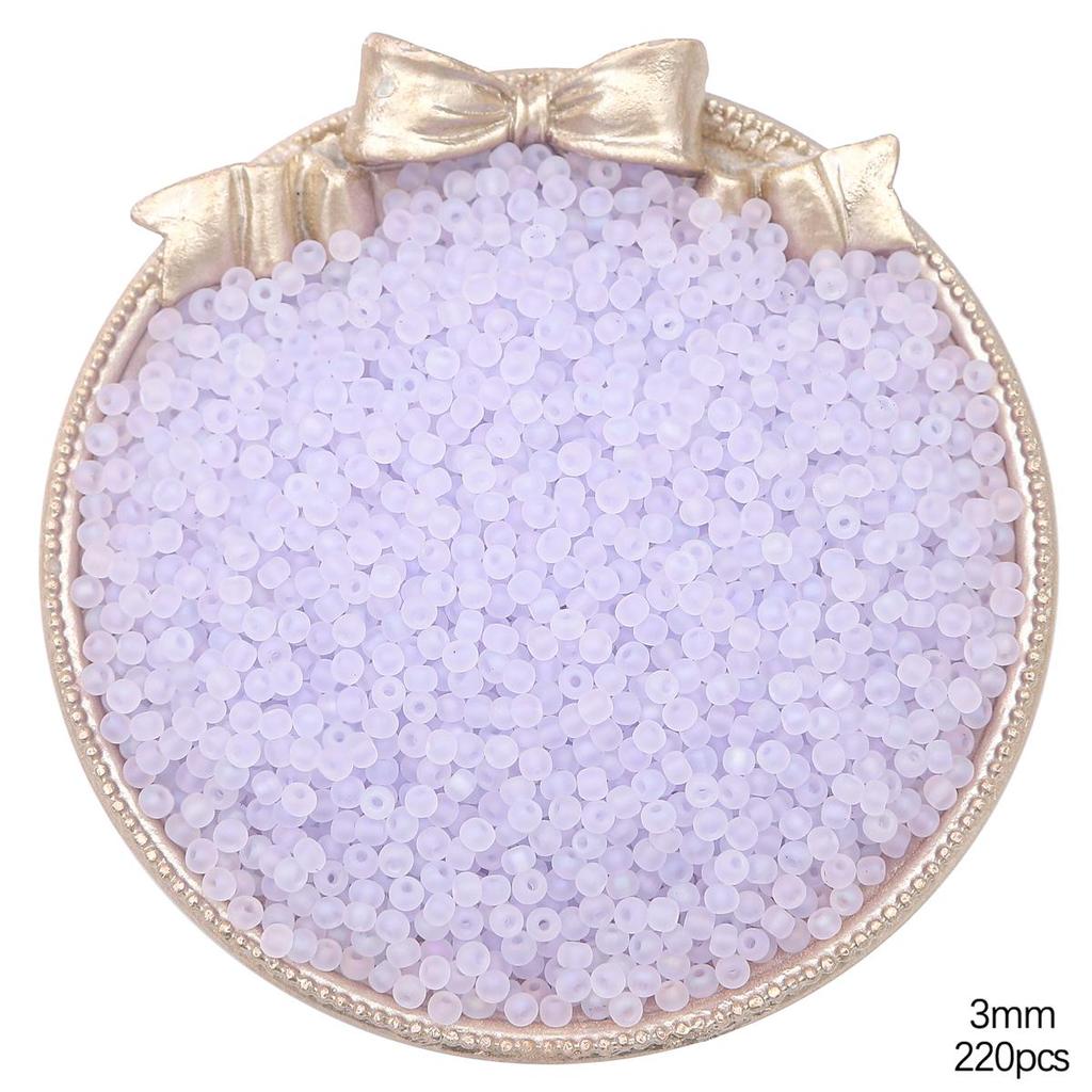 Высококачественные матовые стеклянные бусины-бисер разных цветов для изготовления украшений своими руками