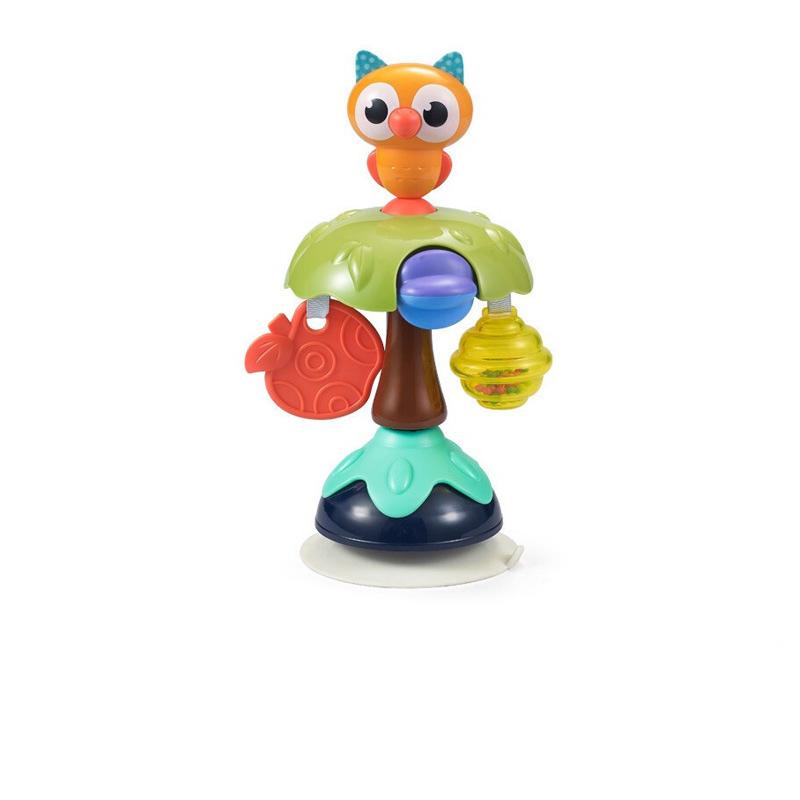 Baby Developmental High Chair Toys-Highchair Tray Rattle Toy with Suction Cup for Early Learning for 6 To 12 Months Old Infant & Toddler Girls