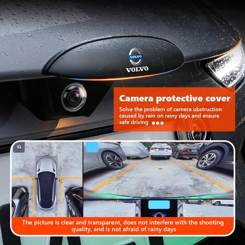 For Volvo Car Camera Protective Cover Rainproof Shield Reverse Camera Rain Shelter V60 V90 S60 S80 S90 C30 XC40 XC60 XC70 XC90